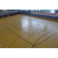 Полимерный наливной пол в спортивный зал
